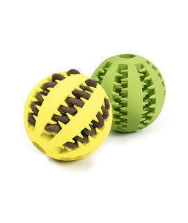 Hgb 2 Pack Dog Toy Ball, Durable Iq Puzzle Chew Toys For Treat Dispensing, Puppy Teething, Dog Enrichment Toys For Teeth Cleaning, Pet Training, Interactive Dog Toys For Medium & Large Dogs