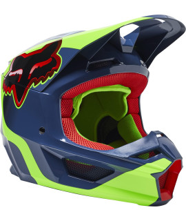 Fox Racing V1 core Motocross Helmet, VENZ Dark Indigo, Medium