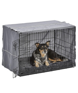 New World Dog Crate Comfort Kit, Matching Dog Crate Cover & Dog Bed to Make Your Dog's Crate Their Home, Fits 36-Inch Long Dog Crates, Dog Crate Not Included