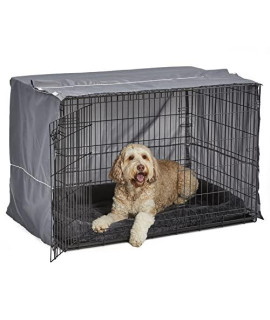 New World Dog Crate Comfort Kit, Matching Dog Crate Cover & Dog Bed to Make Your Dog's Crate Their Home, Fits 48-Inch Long Dog Crates, Dog Crate Not Included