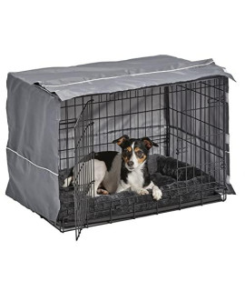 New World Dog Crate Comfort Kit, Matching Dog Crate Cover & Dog Bed to Make Your Dog's Crate Their Home, Fits 30-Inch Long Dog Crates, Dog Crate Not Included