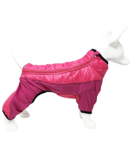 Pet Life Aura-Vent Lightweight 4-Season Stretch and Quick-Dry Full Body Dog Jacket, XS, Pink