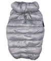 Pet Life Pursuit Quilted Ultra-Plush Thermal Dog Jacket, SM, Grey