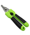Pet Life 'Clip N' File' Green 2-in-1 Grooming Pet Nail Clipper with Built-in Concealed Filer