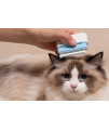 Pet Life ? 'Zipocket' 2-in-1 Underake and Stainless Steel Travel Grooming Pet Comb