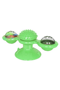 Pet Life ? 'Windmill' Rotating Suction Cup Spinning Cat Toy
