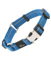 Pet Life Advent Outdoor Series Reflective Training Dog Leash and Collar, SM, Blue