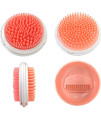 Pet Life ? 'Bravel' 3-in-1 Travel Pocketed Dual Grooming Brush and Pet Comb