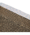 Cat Scratcher Cardboard,24 Inch Large Size Cat Scratcher Cardboard Sofa,Corrugated Cat Scratching Pad Couch,Cat Scratch Bed Reversible Scratching Lounger with Catnip