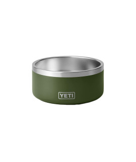 YETI Boomer 4, Stainless Steel, Non-Slip Dog Bowl, Holds 32 Ounces, Highlands Olive