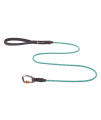 Ruffwear, Knot-a-Leash Dog Leash, Reflective Rope Lead with carabiner, Aurora Teal, Small