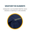 RUFFWEAR, Sun Shower Dog Raincoat, All-Weather Jacket, Waterproof, Windproof & Lightweight, Midnight Blue, X-Small