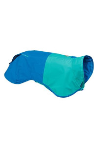 RUFFWEAR, Sun Shower Dog Raincoat, Waterproof & Windproof Jacket for Wet Weather, Blue Dusk, X-Large