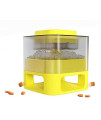 Siqi Automatic Pet Feeder Dog&Cat Toy Slow Feeder Pets Food Container Dispenser Funny Toys, Pets Food Catapult Feeder Dog Food Feeder-Yellow