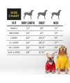 HDE Dog Raincoat Double Layer Zip Rain Jacket with Hood for Small to Large Dogs Yellow - L