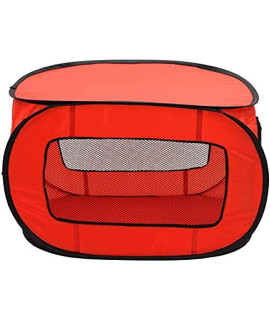 Portable Pop Up Dog Crate-X Large (New - Red)