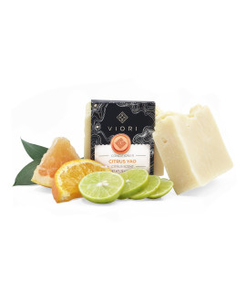 Viori citrus Yao conditioner Bar - Handcrafted with Longsheng Rice Water Natural Ingredients - Sulfate-free, Paraben-free, cruelty-free, Phthalate-free, pH balanced 100 Vegan, Zero-Waste