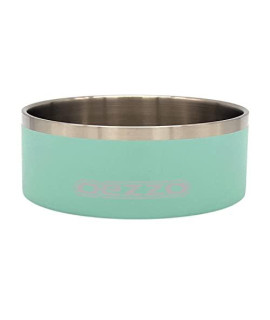 Customized Stainless Steel Dog Bowls, Heavy Duty, Anti-Rust, Non-Slip Silicone Bottom Ring, Branded Laser Engraved, Best for Small, Medium and Large Dogs (64oz, Seafoam)
