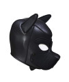 AlevRam Dog Mask Halloween,Puppy Mask Sexy Dog Mask Adult Cosplay Full Mask with Ear (black)