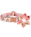 Elegant Little Tail Flower Girl Dog Collar For Female Dogs, Pet Collar Adjustable Dog Collars With Flower Gift For X-Large Dogs