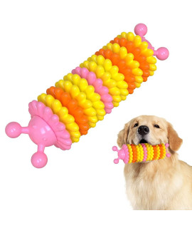 TIANHAO Dog Toys for Aggressive Chewers, Indestructible Teeth Cleaning Dog Chew Toys for Small Medium Large Breed Dogs, Outdoor Interactive Puppy Chew Toys for Training, Pink