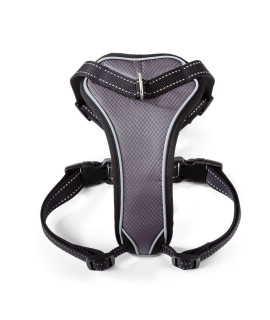 Boots& Barkley Reflective Charcoal Ultimate Dog Harness (Small)