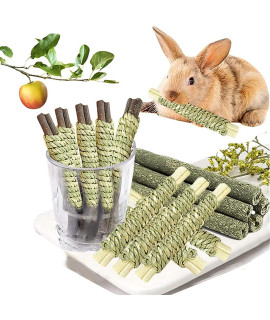 Dbeans Flourithing Rabbit Toys, 3 Types Natural Hamster chew Toys for Teeth grinding, Improve Dental Health, Best Bunny Toys for Rabbits, guinea Pigs, chinchillas, Hamsters