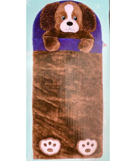 Hugfun Animal Slumber Bag (Cozy Brown Dog)