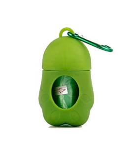 GOKYL Pet Poop Bag Waste Bag Pet Dispenser for Dog Waste Bag Holder Plastic Garbage Bag Dispenser Carrier Case Dog Pet Waste Poop Bags (Color : Dark Brown, Size : S)