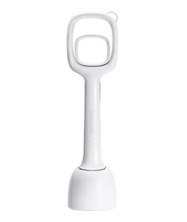 HBJKER Cat and Dog Excrement Picker pet Hygiene pr Portable Pet Pooper Scooper Long Handle Dog Cats Poop Bag Shovel Pick Up Picker Pet Outdoor Cleaning Tools Excrement Collector (Color : White)