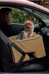 Pet Gear Lookout Booster Car Seat, Removable Comfort Pillow, Safety Tether Included, Installs in Seconds, No Tools Required, 4 Colors