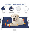Pet Heating Pad, Electric Heating Pad for Dogs and Cats Indoor Upgraded 11 Levels Temperature Adjustable Warming Bed 12 Timers Levels Auto Power Off Safe Heated Mat- 32X20Inch