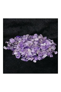 GOSOU Natural Amethyst Gravel Purple Quartz Gravel Crystal Aquarium Flower Garden Healing Energy Stone Decoration (Size : 2000g)