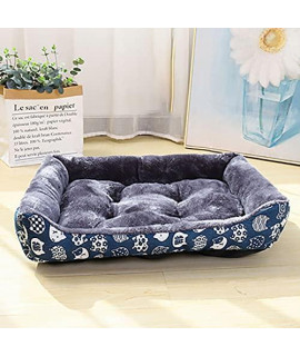 Dog Beds Mats Pet Products Animals Accessories Dogs Supplies of Large Medium House Bed Bed/Mats Goods for Small Mat Dog Bed Warm Kennel Puppy Sofa(B,L)
