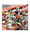SAIYI 1000g Natural Mixed Quartz Crystal Stone Rock Gravel Specimen Tank Decor Natural Stones and Minerals (Size : 10-15mm)