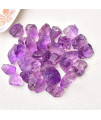 Uspick Collection Natural Crystal Gravel Specimen Irregular Amethyst Stone Raw Crystals Home Decor for Aquarium Healing Energy Stone Rock Mineral (Color : Amethyst, Size : 100g)