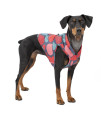 Kurgo Loft Dog Jacket - Reversible Fleece Winter Coat - Cold Weather Protection - Wear With Harness Or Additional Layers - Reflective Accents, Leash Access, Water Resistant - Lava Lamp, XL