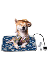 Pet Heating Pad Dog Electric Waterproof Mat Warming Bed Indoor Heated Bed-Small (Small)