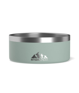 Hydrapeak Dog Bowl - Non Slip Stainless Steel Dog Bowls for Water or Food (8 Cup, Teal)