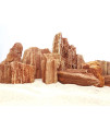Lifegard Red Wood Petrified Aquarium Stone Mix Size Stone 42 Lbs Case Qty