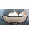 Pet Life ? 'Gravity-Lounge' Suction Cup Kitty Cat Lounger and Bed