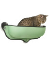 Pet Life ? 'Gravity-Lounge' Suction Cup Kitty Cat Lounger and Bed