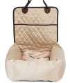 Pet Life ? 'Pawtrol' Dual Converting Travel Safety Carseat and Pet Bed