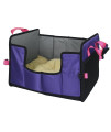 Pet Life Travel-Nest Folding Travel Cat and Dog Bed, LG, Purple