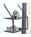 Pet Life ? 'Cat Laze' Suction Cupped Dual-Leveled Kitty Cat Lounger