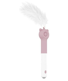 Pet Life ? 'KITIQUE 3-in-1 Retractable and Extendable Feathered and Laser Wand Kitty Cat Teaser