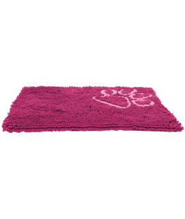 Pet Life Fuzzy Quick-Drying Anti-Skid and Machine Washable Dog Mat, Pink