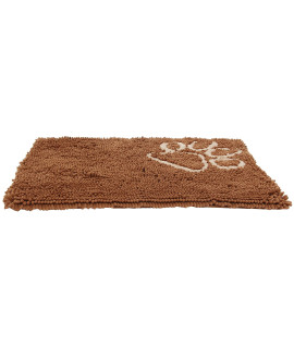Pet Life Fuzzy Quick-Drying Anti-Skid and Machine Washable Dog Mat, Light Brown