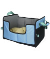 Pet Life Travel-Nest Folding Travel Cat and Dog Bed, LG, Blue