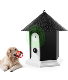 Anti Barking Device, Ultrasonic Dog Barking Deterrent Devices with 4 Modes, Sonic Bark Deterrents Up to 50 Ft Range, Dog Barking Control Devices Outdoor Weatherproof